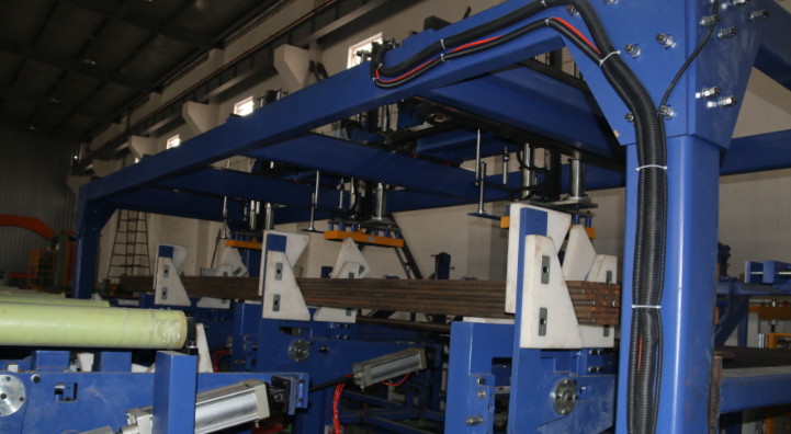 Automatiac steel pipe bundle packing line | Magnetic