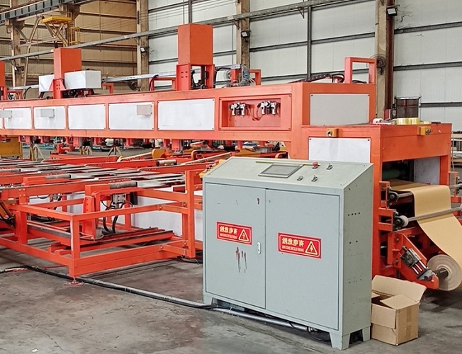Automatic aluminum profile paper packing machine
