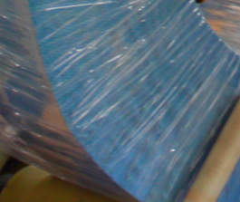 HDPE pipe coil packing machine