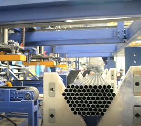 Automatiac steel pipe bundle packing line | Magnetic