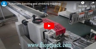 automatic banding and shrinking machine