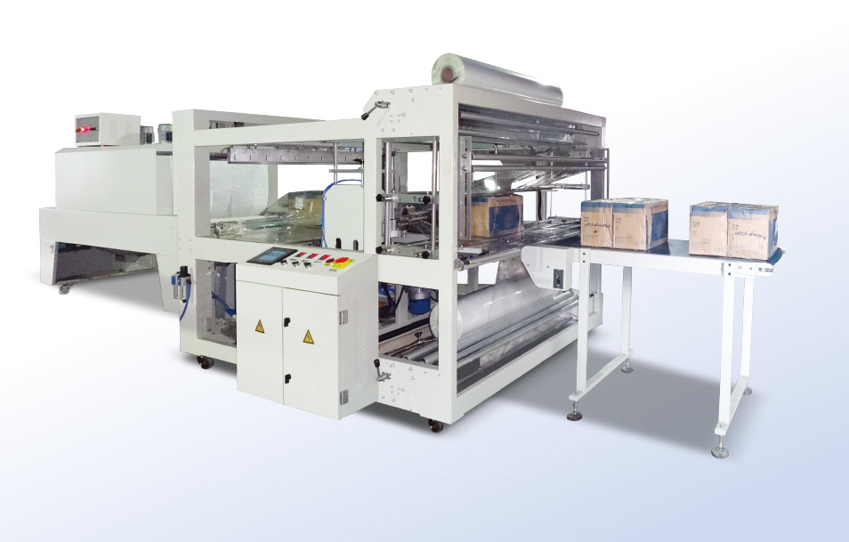 Horizontal Double Side Sealer & shrinking tunnel