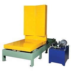 Hydraulic pallet volcador